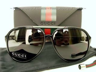 New Gucci Sunglasses GG 1627/s Shiny Black D28R6 Authentic