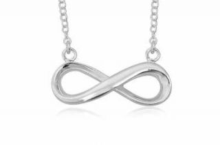 925 Sterling Silver Infinite Necklaces 4.7 Gram Friendship Love 
