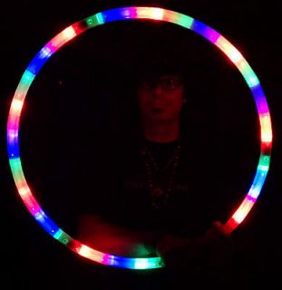   Mode Hula Hoop Colapsable 3 pc Glow Retro Halloween Party Costume