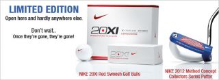 Limited Edition NIKE U.S. Open Method Putter & 20XI Golf Balls