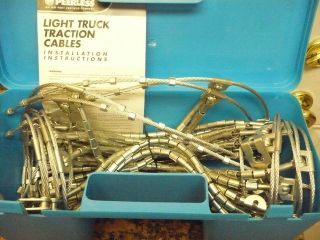 New Peerless SnoTrac LT Light Truck Snow Traction Cable Chains 