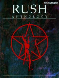 Rush Anthology Super Tab Guitar Personality Books by Rush 1992 