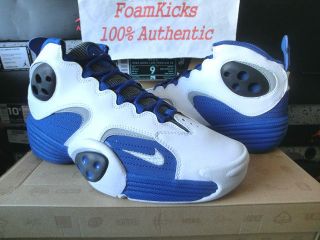   One 1 White/Royal Blue 538133 100 QS Penny Hardaway Men Sz Shoes