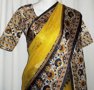   Silk Sari w Choli Blouse S 32 Indian Bollywood Saree Fabric Costume