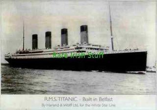   Resting On Irish Seas   Harland & Wolff   White Star Line Print