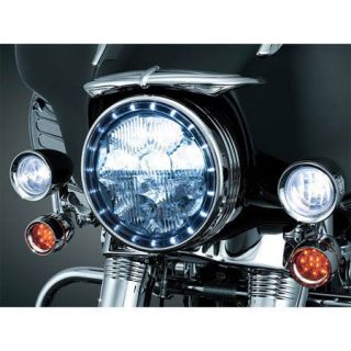 Kuryakyn 7785 LED Halo Headlight Trim for Harley Davidso​n