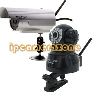   wireless ip camera wifi ir night vision DDNS outdoor indoor webcam