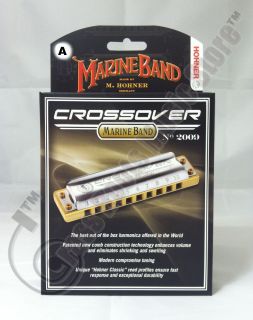   Marine Band CROSSOVER Diatonic HARMONICA Key of A M2009BX NEW harp