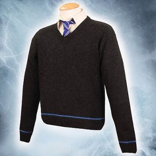 Harry Potter Ravenclaw School Sweater w/ Tie   Licensed Hogwarts 