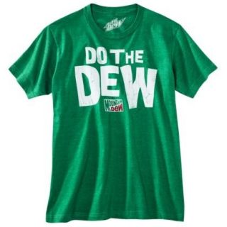 Mens Mountain Dew Do The Dew Graphic Tee T Shirt Heather Green 