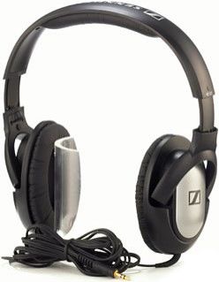 Sennheiser HD 201 Headband Headphones   Black Silver