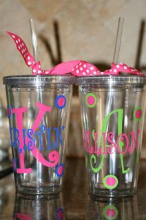 cups with straws in Home & Garden