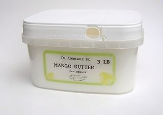 LB PURE RAW EXPELLER PRESSED ORGANIC MANGO BUTTER