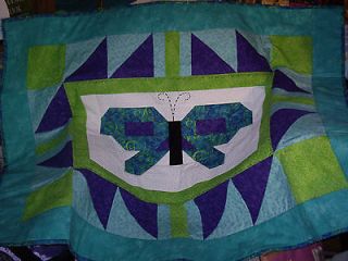 NEW Handmade Quilt   Butterfly Quilt/Hanger 50x38