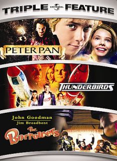Peter Pan Thunderbirds The Borrowers DVD, 2007, 2 Disc Set