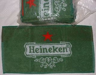 10 Ten Pack of Heineken Bar Towels   New