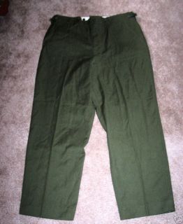 Military Wool Field Pants Hunting Zipper fly SMALL R