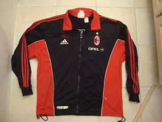 MILAN A.C. Italy Adidas Footbll Soccer futbol Warm up Jersey Jacket L
