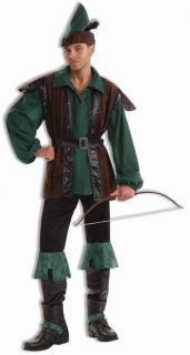 Robin Hood Halloween Costume Renaissance Medieval Outfit Adult Men 