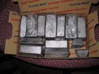 20 pounds of lead ingots for reloading, sinkers, etc. shipping $6 