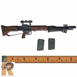 Gustav Bayer   FG42 Machine Gun w/ 2 Mags   1/6 Scale   Dragon Action 