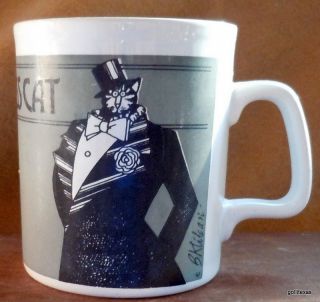 High Class Cat Mug Kliban Vintage Kiln Craft UK 3.5