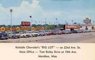 Meridian MS Reliable Chevrolet Car Dealership Photograph