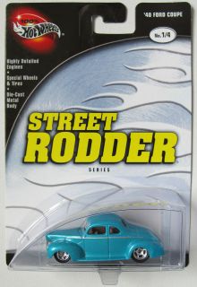HOT WHEELS 100% STREET RODDER SERIES 1940 FORD COUPE #1/4 rr