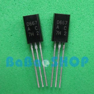  2SD667 AC+2SB​647 AC) D667A B647A Silicon NPN PNP Transistor HITACHI