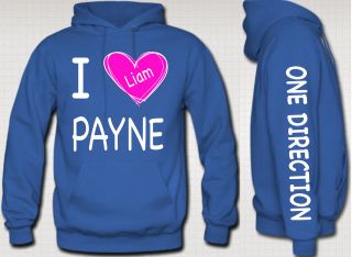 love liam payne HOODIE with pink heart niall zayn liam louis one 