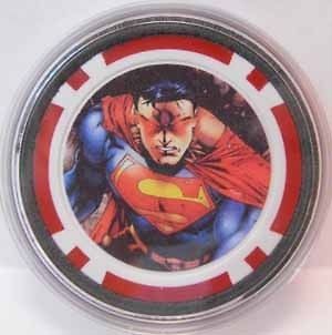 Man of Steel Superman POKER CHIP CARD GUARD PROTECTOR