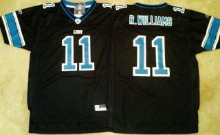 Roy Williams Detroit Lions Sewn Jersey Black Youth NWT
