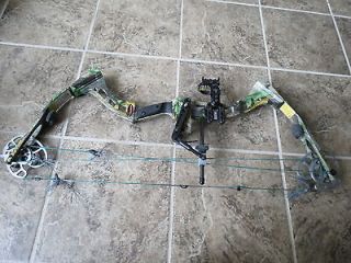   BOW, COMPOUND, ARCHERY, 3D, HUNTING, WITH MUZZY REST, HOGG IT