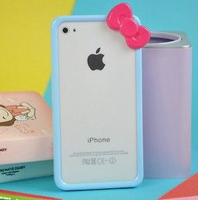 iphone 4 hello kitty bumper in Cell Phone Accessories