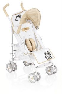 Hello Kitty Diva B Super Stroller Gold/White BNIB