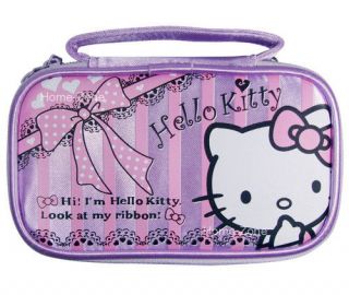 Hello Kitty Purple Carry Pouch Case Bag For Nintendo NDS Ds Lite DSi 