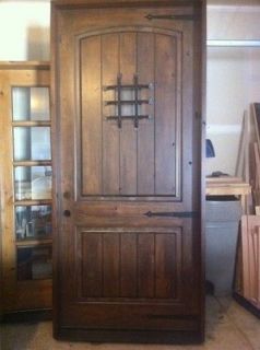   Knotty Alder Rustic Front Entry Door 42 X 96 Rustic Wood Solid Doors