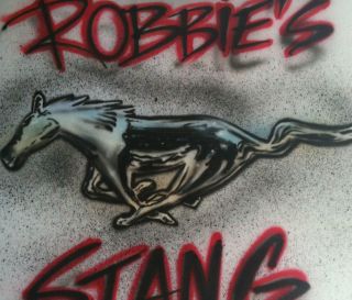 AIRBRUSHED MUSTANG 5.0 COBRA ROUSH SALEEN SHELBY T SHIRT ALL SIZES
