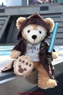 Disney Duffy Bear Star Wars Jedi Costume & Light Sabre 17 Parks 