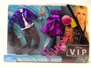 HANNAH MONTANA DOLL CLOTHES BY DISNEY VIP OUTFITS/ACCESSORIES FREE USA 