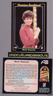 MARIE OSMOND 1993 AMERICAN BANDSTAND TRADING CARD