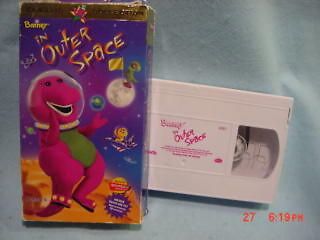 Barney OUTER SPACE ages 1 8 kids vhs classic collecgtion 1997