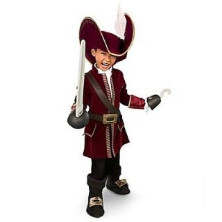   Store M 7 8 Captain Hook from Peter Pan Costume with Hat Sword & Hook