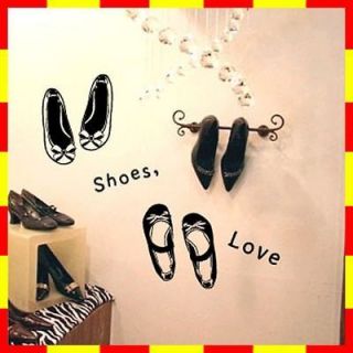GP 80 LOVE SHOES Graphic Wall Decor Decals Sticker