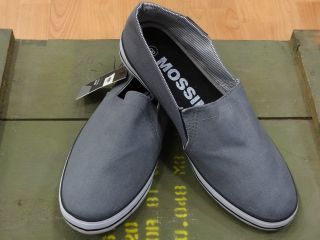Mossimo Mens Brian Slip On Canvas Sneaker   Mid Grey**BNWT**SAVE 30 