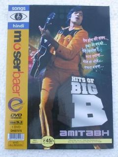 HITS OF BIG B Amitabh DVD Hindi Video Songs bollywood India