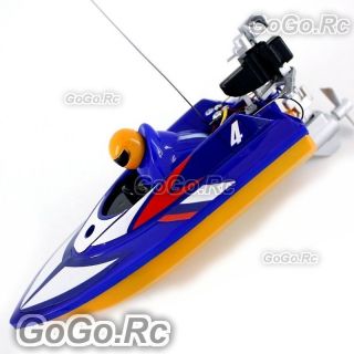 Radio Remote Control RC Mini Racing Speed Boat   Blue (HQ953 BU)