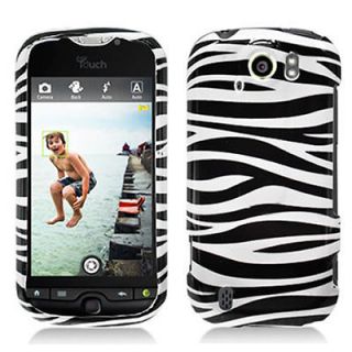   Zebra Hard Snap On Cover Case for HTC Mytouch 4G Slide T Mobile Phone