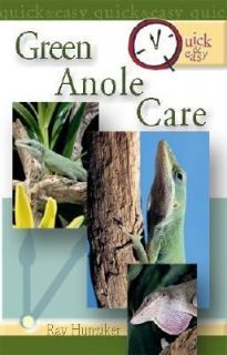   Easy Green Anole Care by Raymond E. Hunziker 2005, Paperback