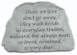 Those We Love Memorial Bereavement Stone Garden Cemetery Decor